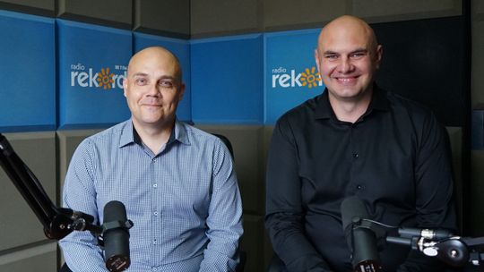 Organizatorzy z Mazowieckiego Stowarzyszenia Kolarskiego w Radiu Rekord