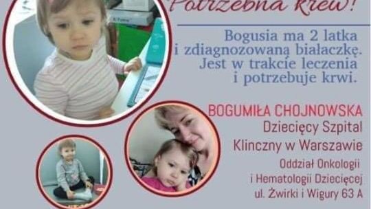 Mała Bogusia potrzebuje pomocy!