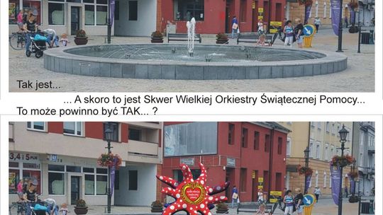 Marek Zalewski, artysta plastyk kolejny raz wychodzi z inicjatywą zmian w wyglądzie Ciechanowa