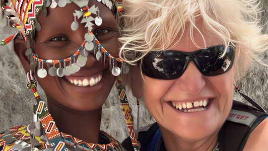 Pisarka z mieszkanką Afryki