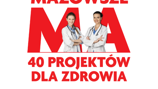 Mazowsze inwestuje w zdrowie i psychikę mieszkańców. 3 miliony złotych na pomoc i profilaktykę