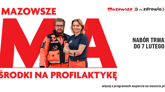 Mazowsze stawia na zdrowie! Ruszył nabór do programu dofinansowania działań profilaktycznych