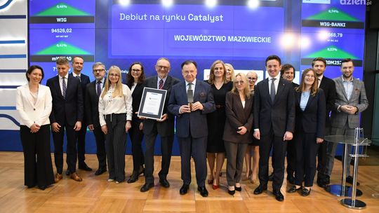 Mazowsze wchodzi na giełdę! Historyczny debiut i 400 mln zł na inwestycje dla mieszkańców