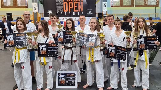 Międzynarodowe zawody w Ostródzie były ostatnim sprawdzianem dla zawodników Ciechanowskiego Klubu Karate Kyokushin przed Mistrzostwami Europy
