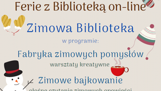Miejska Biblioteka w Ciechanowie zaprasza na ferie!