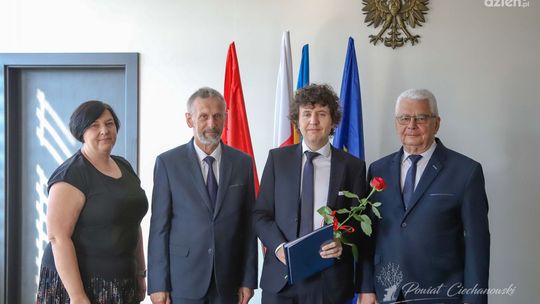 Miłosz Marcysiak (ZS nr 3 w Ciechanowie) nauczycielem mianowanym
