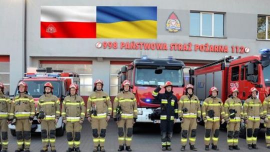 Minuta ciszy dla poległych strażaków z Ukrainy