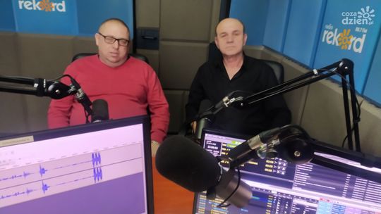 Mirosław Krejpowicz i Marcin Sargalski (Ciech. Centrum Numizmatyczne) - panowie przy (starej) kasie