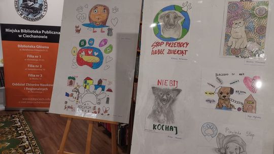 Młodzi ciechanowianie chętnie wzięli udział w konkursie, w ramach "Kampanii Białych Serc"
