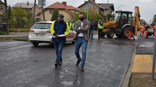 Modernizacja Leśnej. Prezydent na placu budowy (zdjęcia)