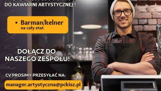 Można dołączyć do zespołu Kawiarni Artystycznej Powiatowego Centrum Kultury i Sztuki!