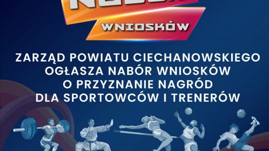 Nagrody sportowe w Powiecie Ciechanowskim - zgłoszenia do 31 marca 2024