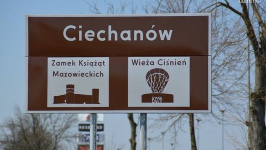 Największe atrakcje Ciechanowa na tablicach