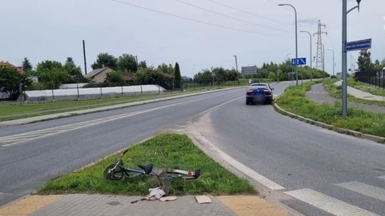 Nietrzeźwy rowerzysta potrącony na rondzie Solidarności