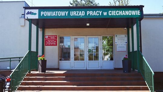 Siedziba Powiatowego Urzędu Pracy w Ciechanowie przy ulicy Sygietyńskiego