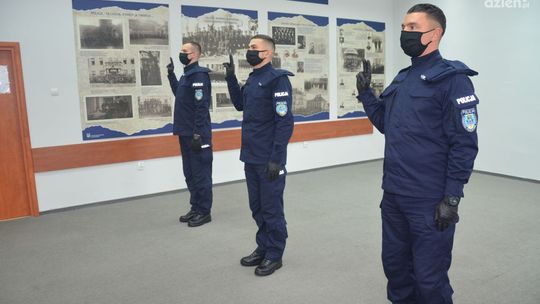 Nowi policjanci w Ciechanowie