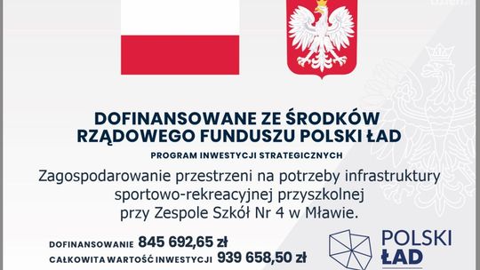 Nowoczesny kompleks sportowo-rekreacyjny powstanie przy ZS nr 4 w Mławie