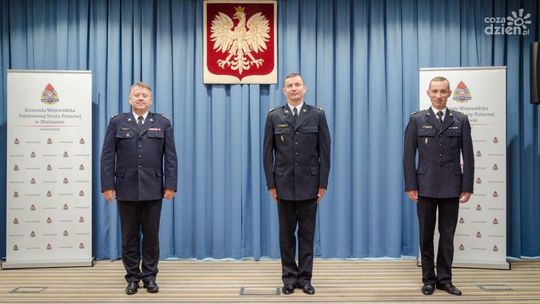 Nowy komendant ciechanowskich strażaków (zdjęcia)