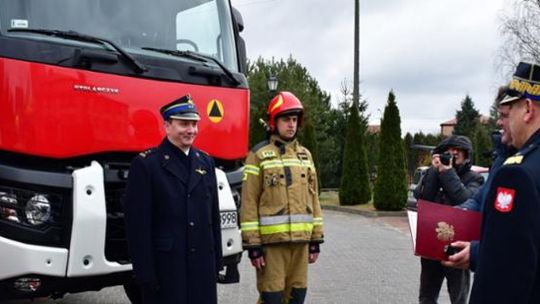 Nowy samochód dla ciechanowskich strażaków