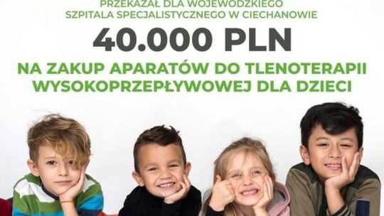 Nowy sprzęt trafił do szpitala w Ciechanowie