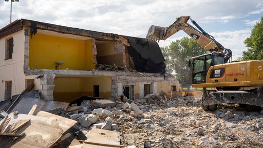 Nowy wjazd i parkingi przy stadionie w Ciechanowie