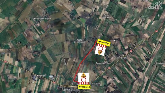 Od poniedziałku duże utrudnienia.  Zamkną drogę na czas remontu