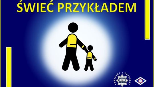 Odblaski ratują życie. Dzieci z Glinojecka uczą się, jak być widocznym na drodze