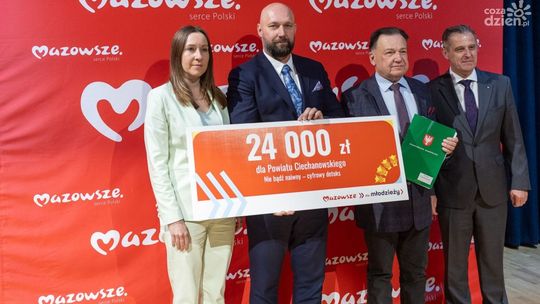 Ogromne wsparcie z Mazowsza - 17 milionów złotych na inwestycje w regionie ciechanowskim i powiecie przasnyskim