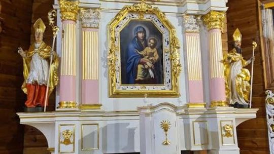 Ołtarz główny powrócił do Sarbiewa