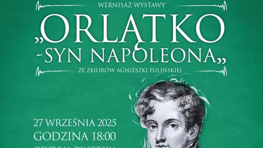 Plakat o wernisażu w Muzeum Romantyzmu