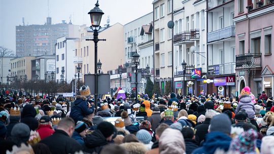 Archiwalne zdjęcie orszaku w Ciechanowie