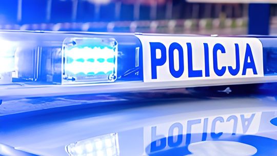 Policyjne światła na dachu