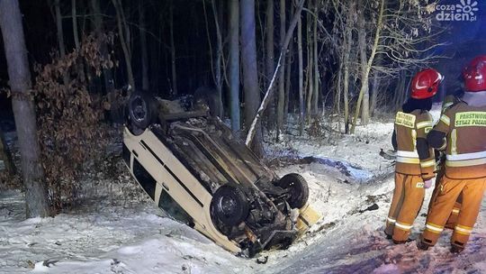 Pijany ciechanowianin w akcji. Spowodował wypadek, nie udzielił pomocy i uciekł