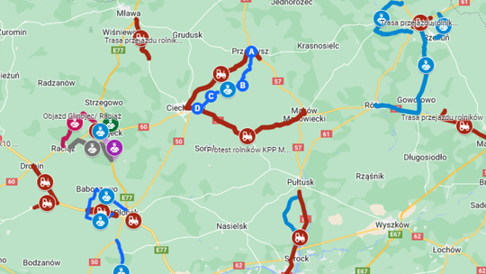 Planowany protest rolników - przygotuj się na utrudnienia w ruchu drogowym