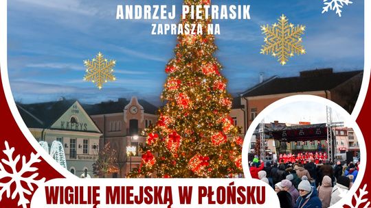 Płońszczanie podzielą się opłatkiem. Miejska wigilia dziś o 14.00 Płońszczanie podzielą się opłatkiem. Miejska wigilia dziś o 14.00