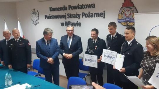 Podpisanie umów na dofinansowanie OSP ze środków WFOŚiGW w Warszawie