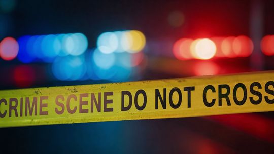 Podwójne zabójstwo w Raciążu. Wnuk zadzwonił na policję i przyznał się do winy Taśma policyjna