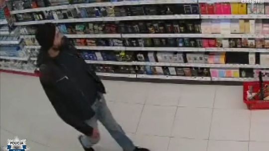 Policja prosi o pomoc w ustaleniu sprawcy kradzieży w drogerii
