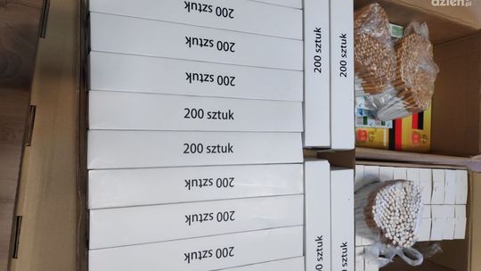 Policja w Mławie skonfiskowała kontrabandę za ponad 35 tys. zł.