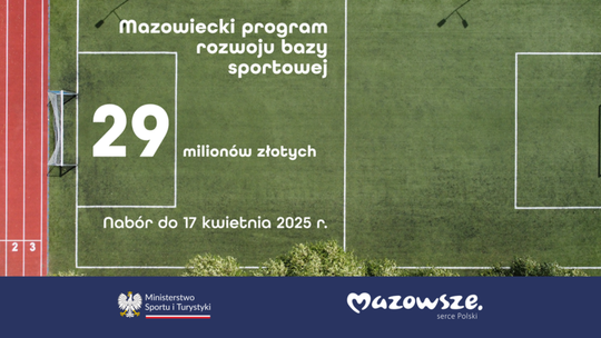 Ponad 29 milionów zł na sport na Mazowszu! Ostatnie dni na składanie wniosków