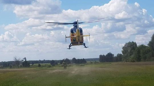 Poważny wypadek w miejscowości Załęże Sędzięta. 15-latka w ciężkim stanie trafiła do szpitala