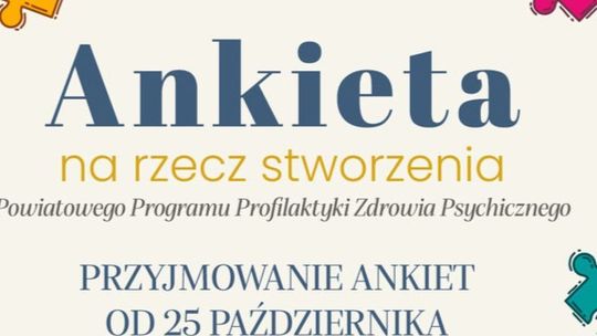 Powiat Ciechanowski tworzy nowy Program Profilaktyki Zdrowia Psychicznego