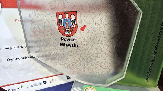 Powiat mławski nagrodzony tytułem "Powiat bezpiecznych rowerzystów 2023"