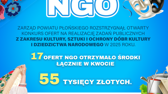 Powiat płoński wsparł NGO 
