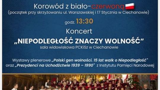 Powiatowe obchody Święta Niepodległości razem z jubileuszem 120 lat Chóru Victoria