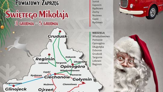 Powiatowy Zaprzęg Świętego Mikołaja. Znamy szczegóły tras!