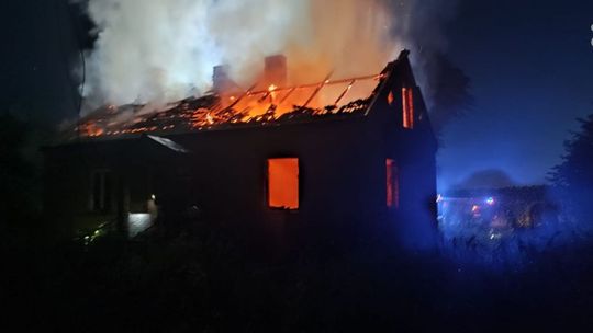 Pożar w Płaciszewie! Palił się budynek mieszkalny