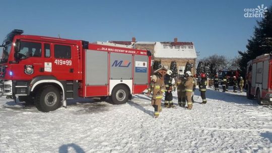 Pożar w Sarnowej Górze. Mężczyzna zmarł na miejscu