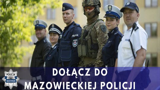 Praca w Policji na Mazowszu. Poznaliśmy terminy przyjęć do służby Policjanci z różnych korpusów