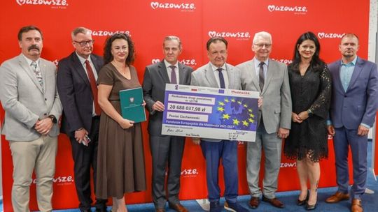 Prawie 27 mln zł z UE i budżetu Mazowsza dla regionu ciechanowskiego i powiatu przasnyskiego